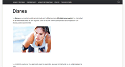 Desktop Screenshot of disnea.org